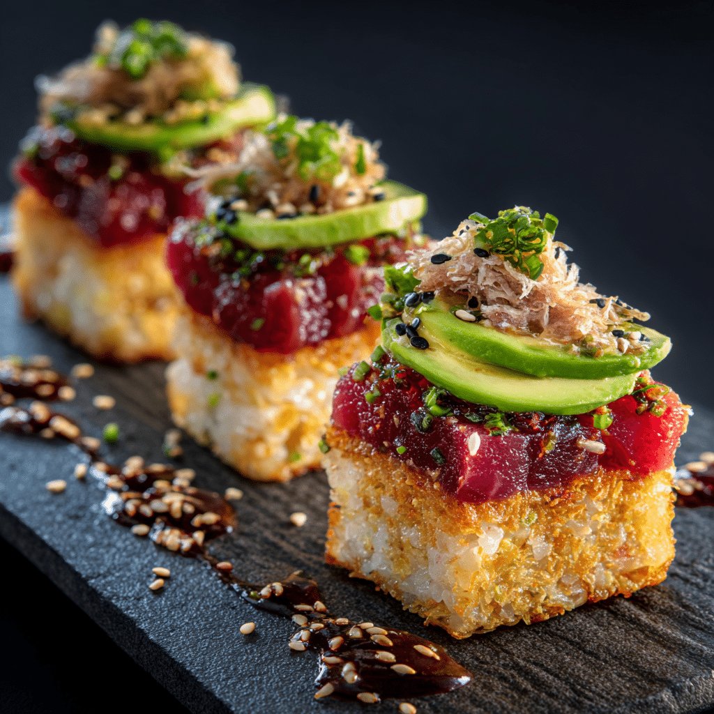 Spicy Tuna Crispy Rice Recipe - Recipe Image