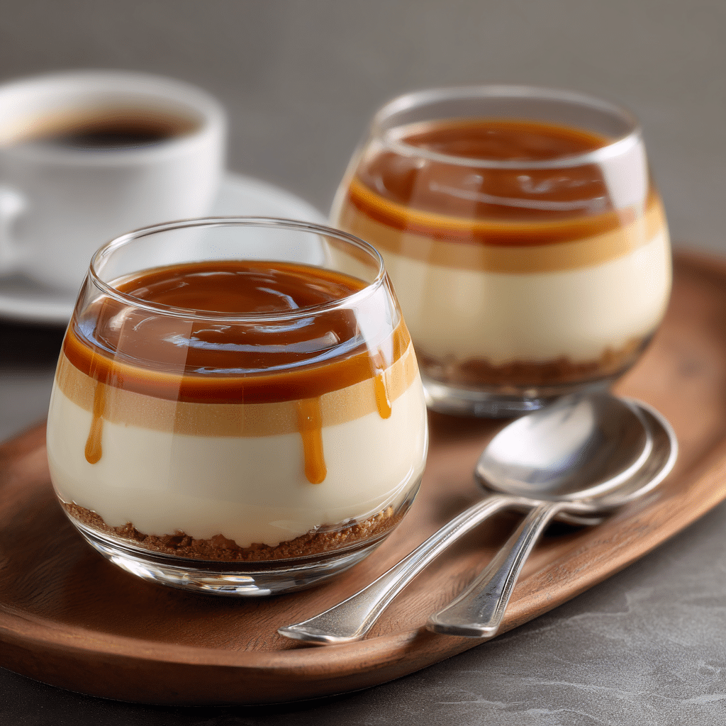 Vanilla Caramel Glass Desserts Recipe - Recipe Image