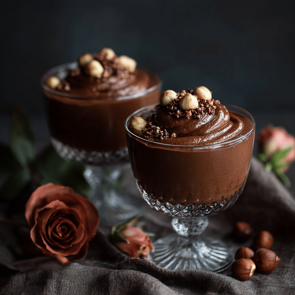 Chocolate Hazelnut Velvet Cups Recipe - Recipe Image
