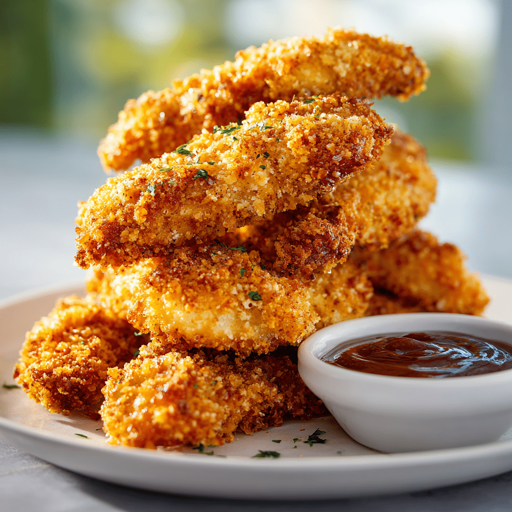 Crispy Air Fryer Chicken Tenders Recipe - Recipe Image