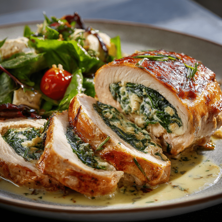 Spinach & Ricotta Stuffed Chicken Recipe