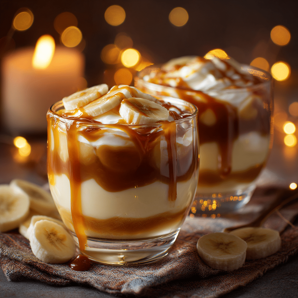 Banana Caramel Pudding Cups Recipe - Recipe Image