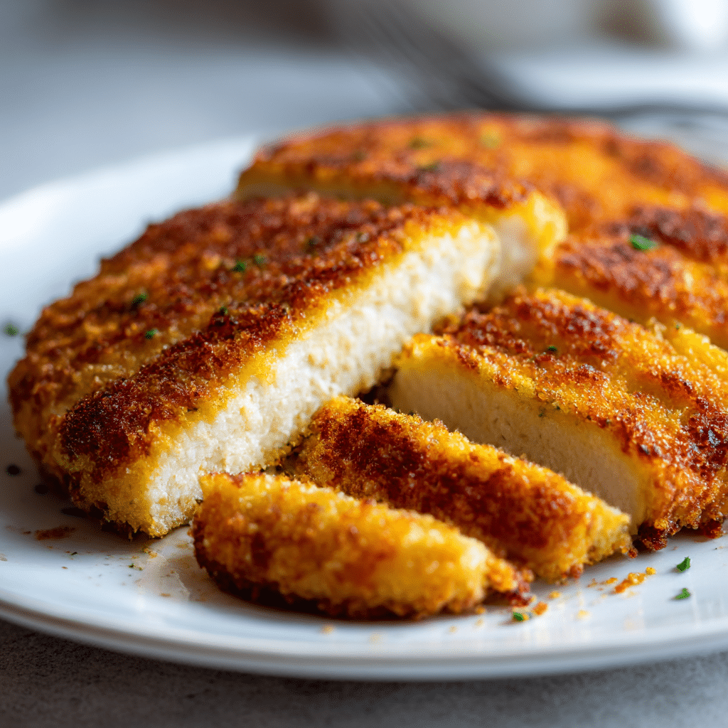 Crispy Parmesan Chicken Cutlets Recipe - Recipe Image