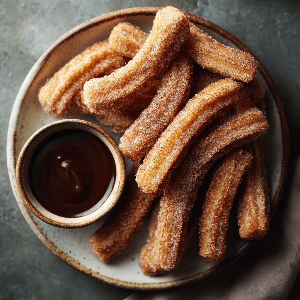 Vegan Cinnamon Sugar Churros Recipe - Recipe Image