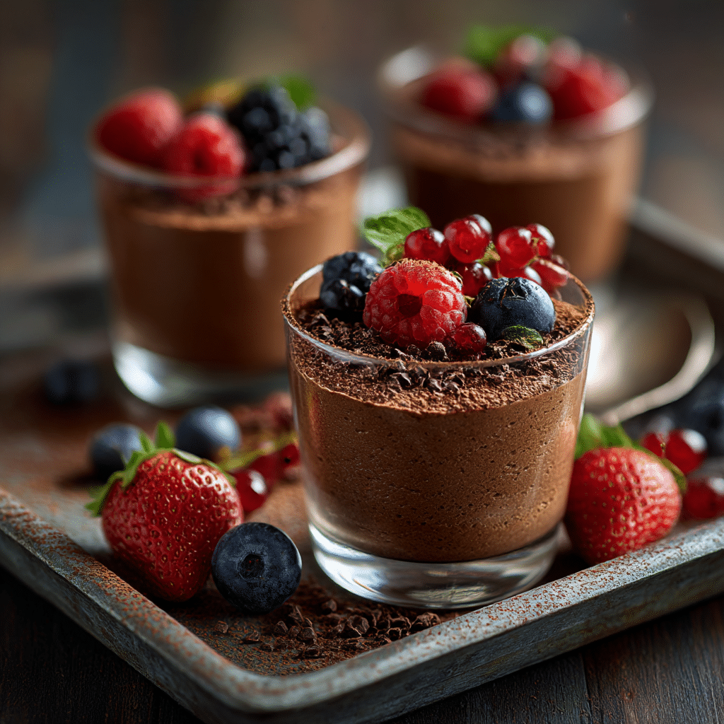 Chocolate Mousse Cups Recipe - Recipe Image