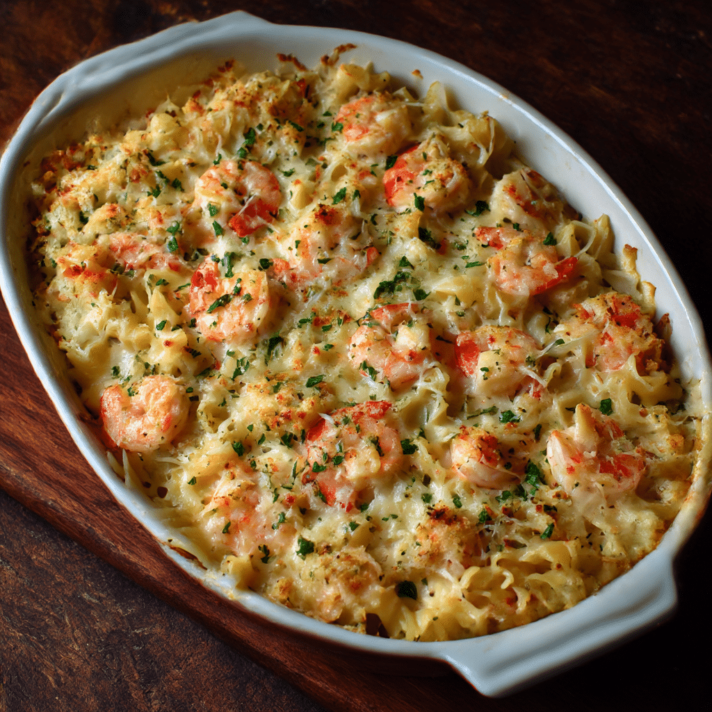 Transfer the pasta to a large baking dish, spreading it evenly Recipe - Recipe Image