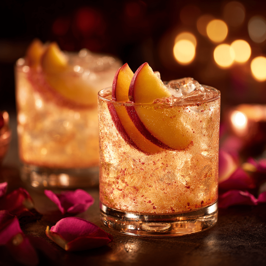 Ginger Peach Fizz Recipe - Recipe Image