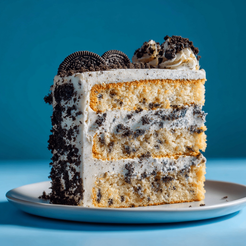 Vegan Vanilla Oreo Cake Recipe - Recipe Image