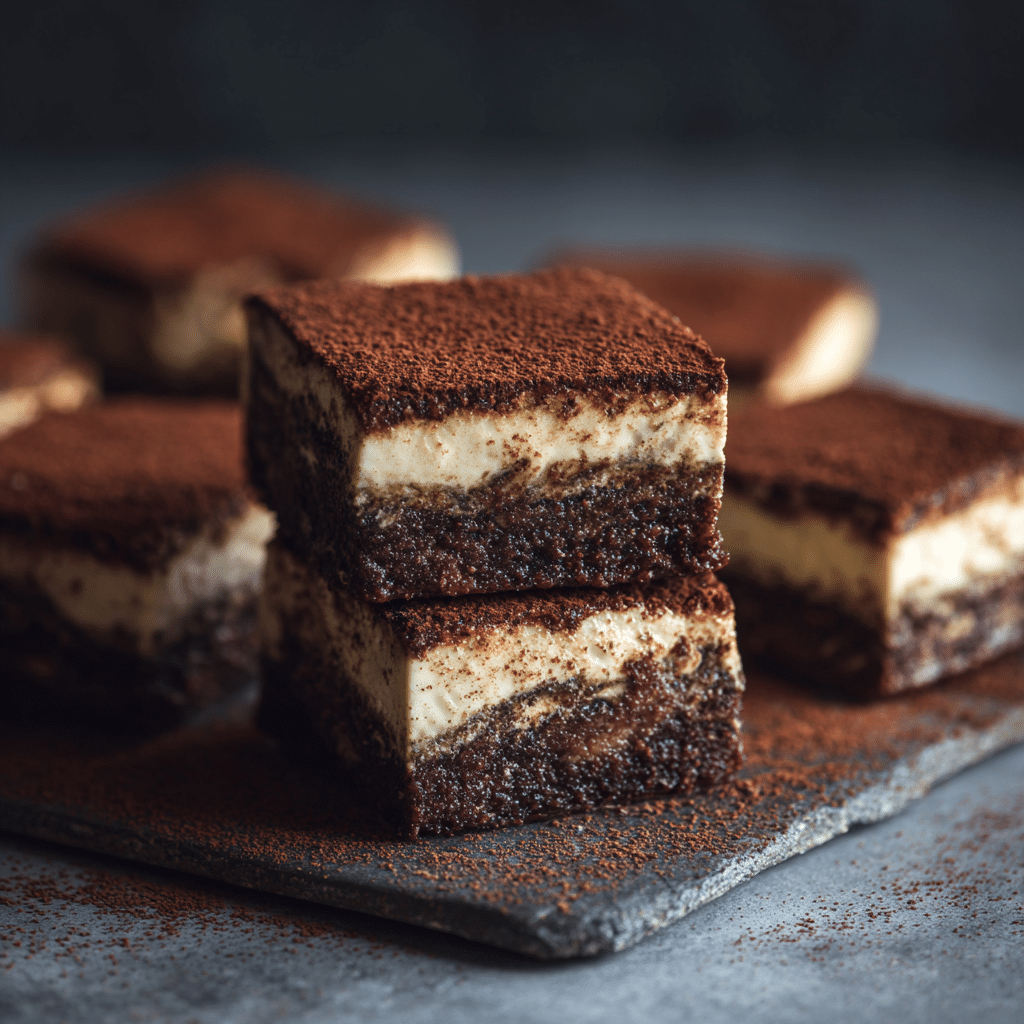 Vegan Tiramisu Brownies Recipe