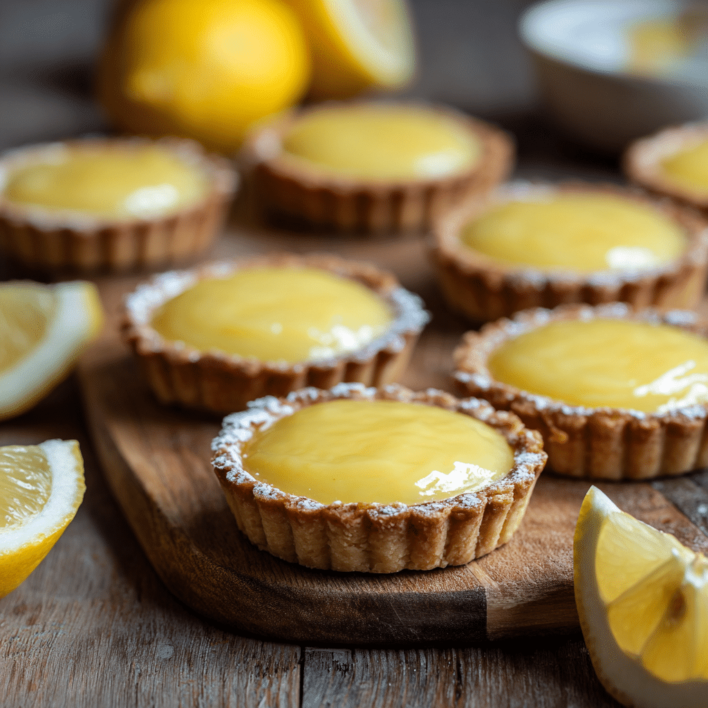 Vegan Mini Lemon Tarts Recipe - Recipe Image