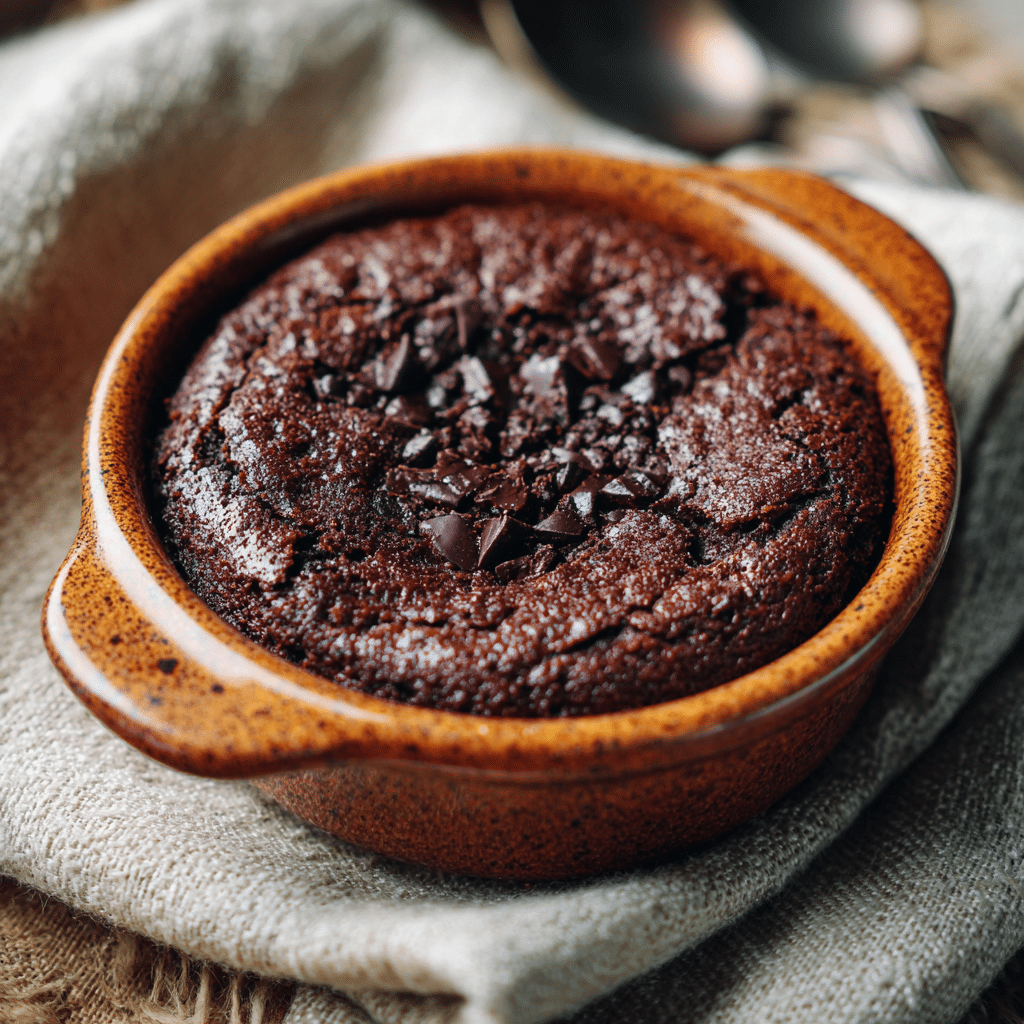 Single Serve Vegan Brownie Recipe - Recipe Image