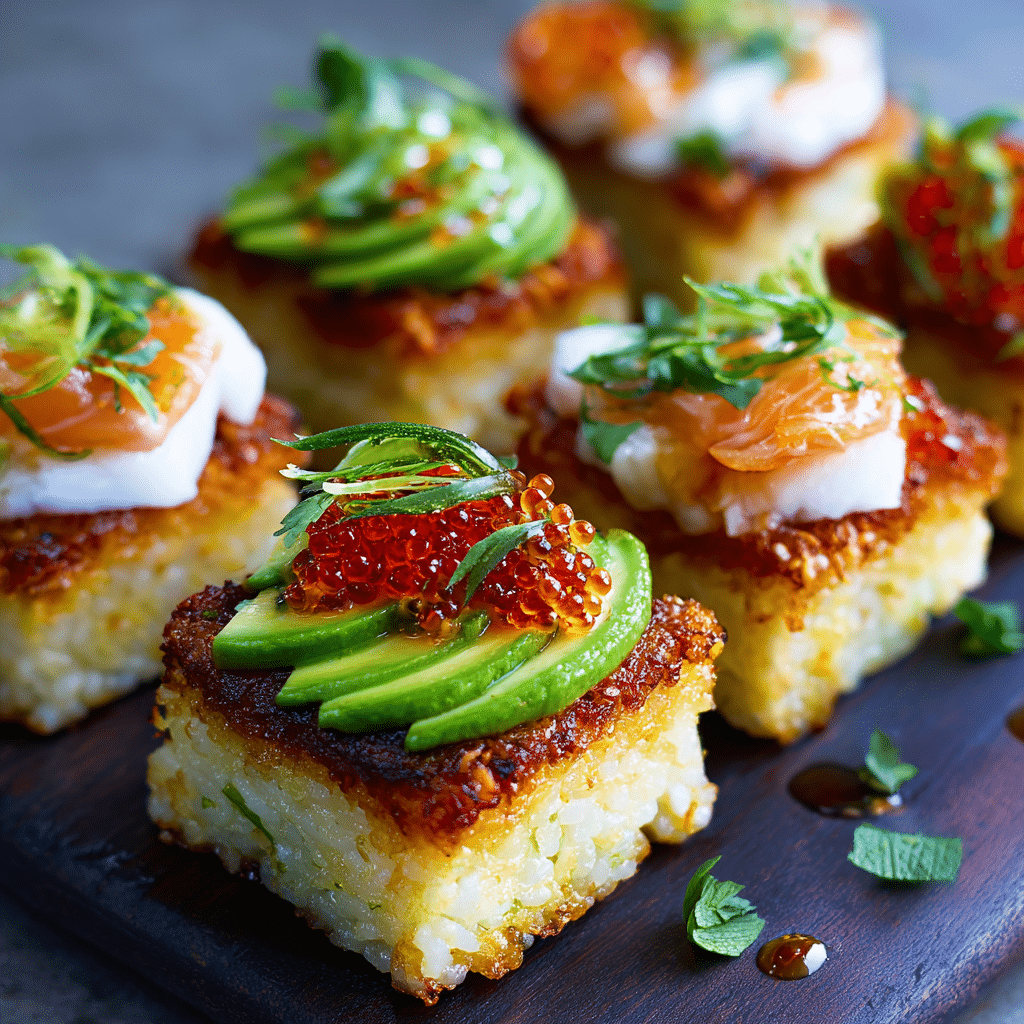Air Fryer Sushi Toast Squares Recipe - Recipe Image