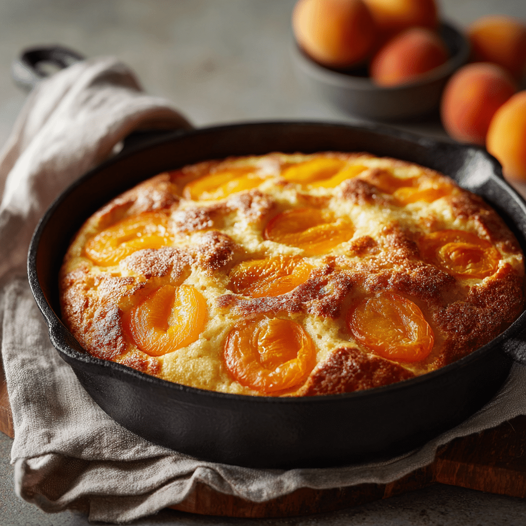 Soft Apricot Breakfast Skillet Cake
 - Recipe Image