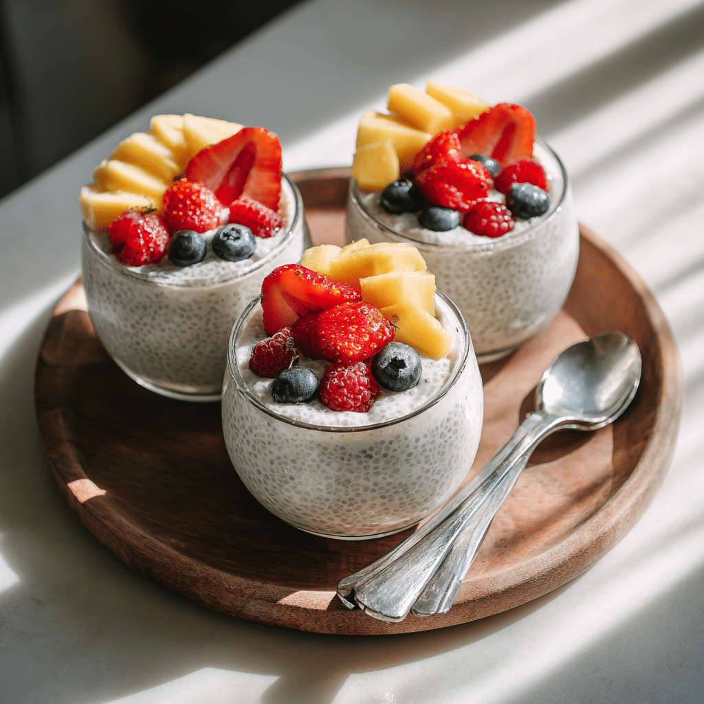 Vanilla Chia Milk Breakfast Cups Recipe - Recipe Image