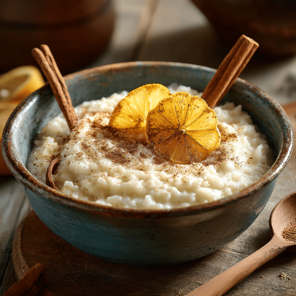 Creamy Milk Rice with Vanilla Recipe - Recipe Image