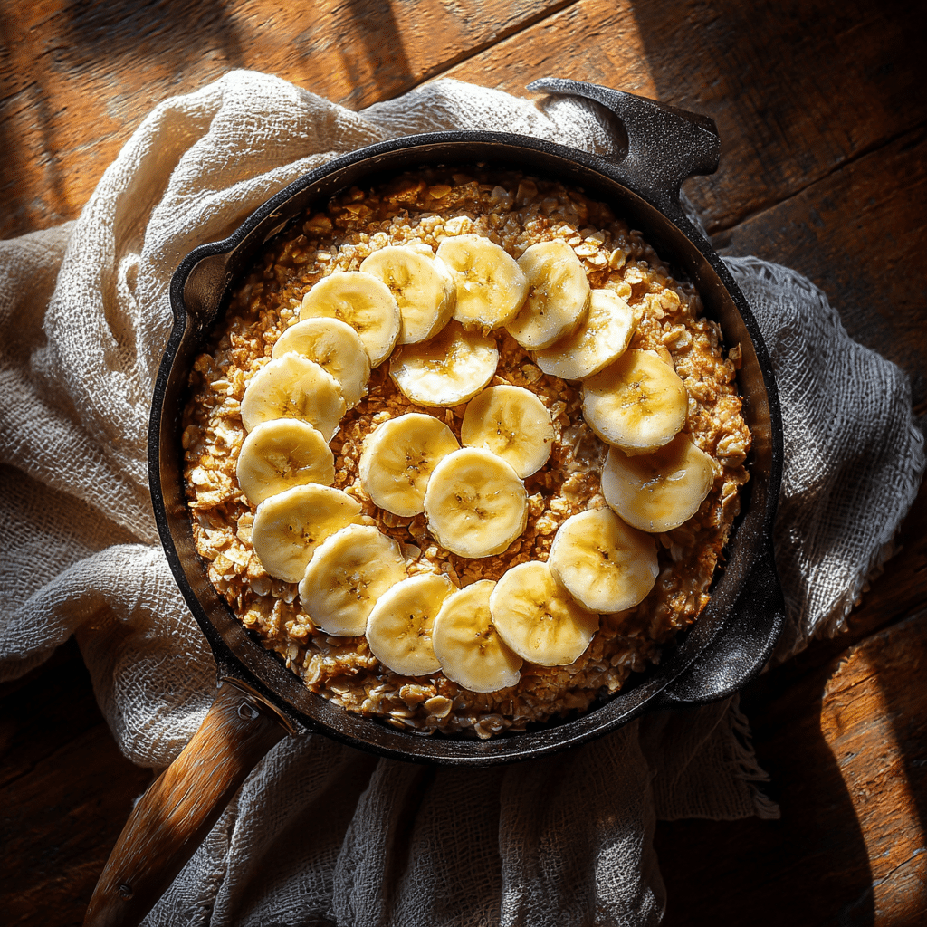 Simple Banana Oat Skillet Recipe - Recipe Image