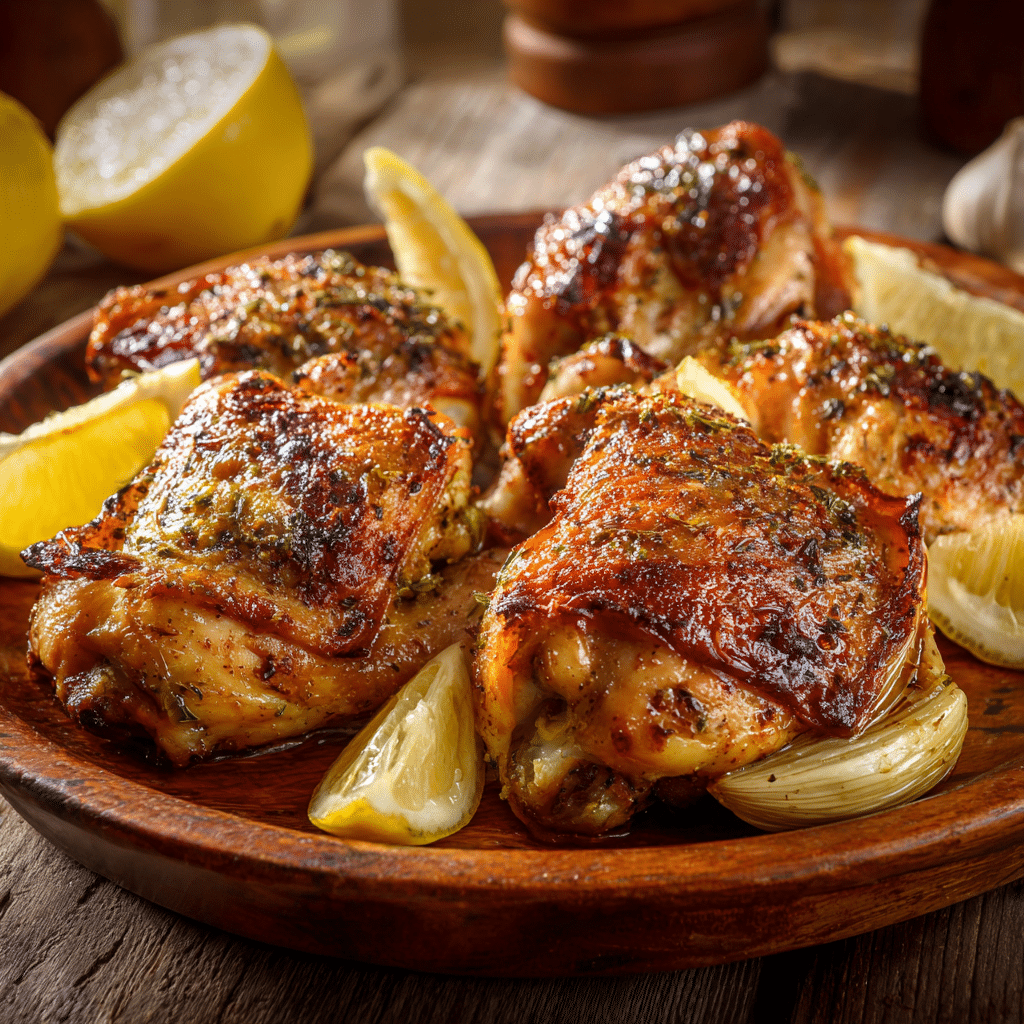 Simple Lemon Garlic Baked Chicken Recipe - Recipe Image