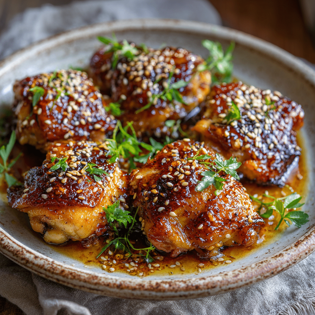 Simple Honey Soy Glazed Chicken Recipe - Recipe Image