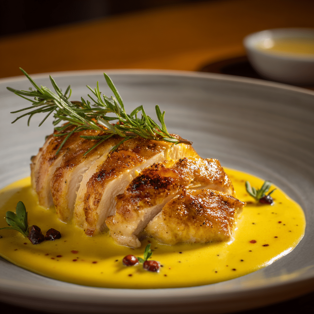 Luxury Chicken with Saffron Cream Sauce Recipe - Recipe Image