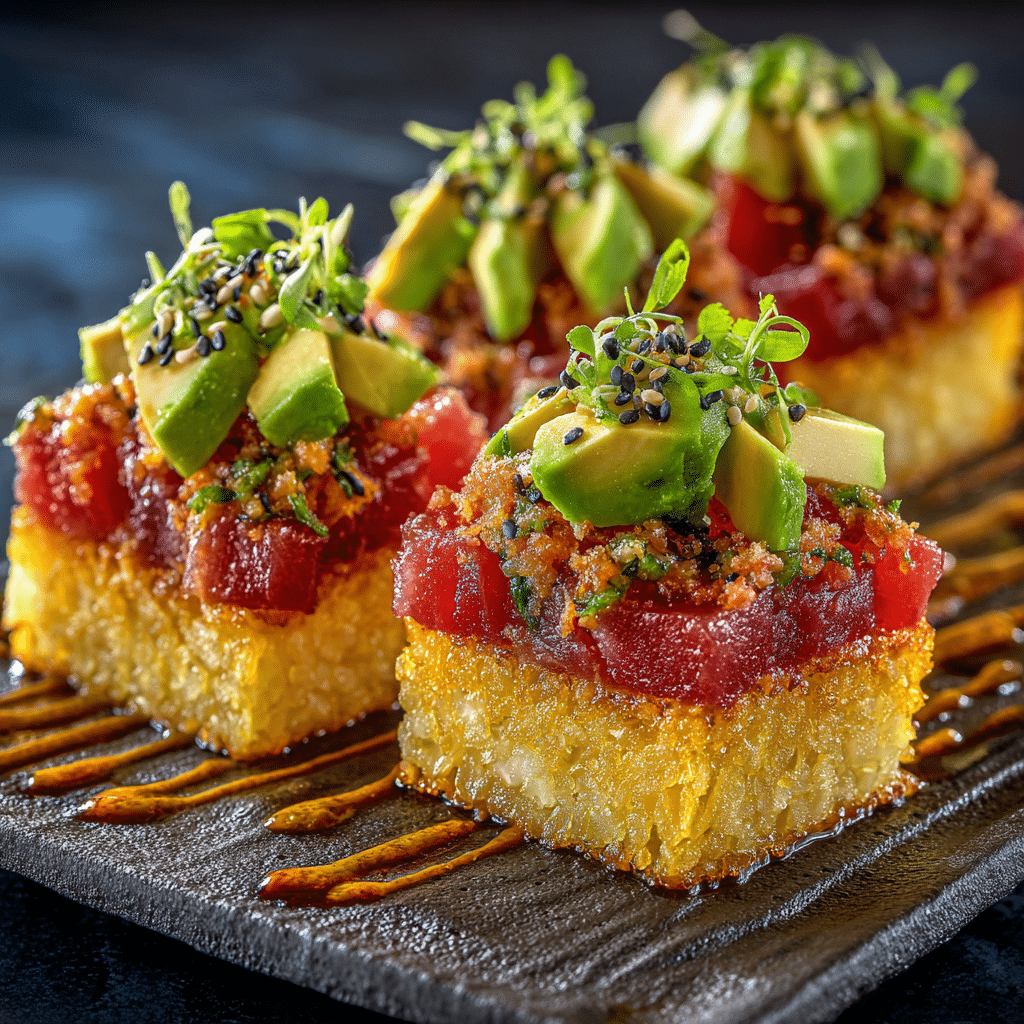 Spicy Tuna Crispy Rice Recipe - Recipe Image