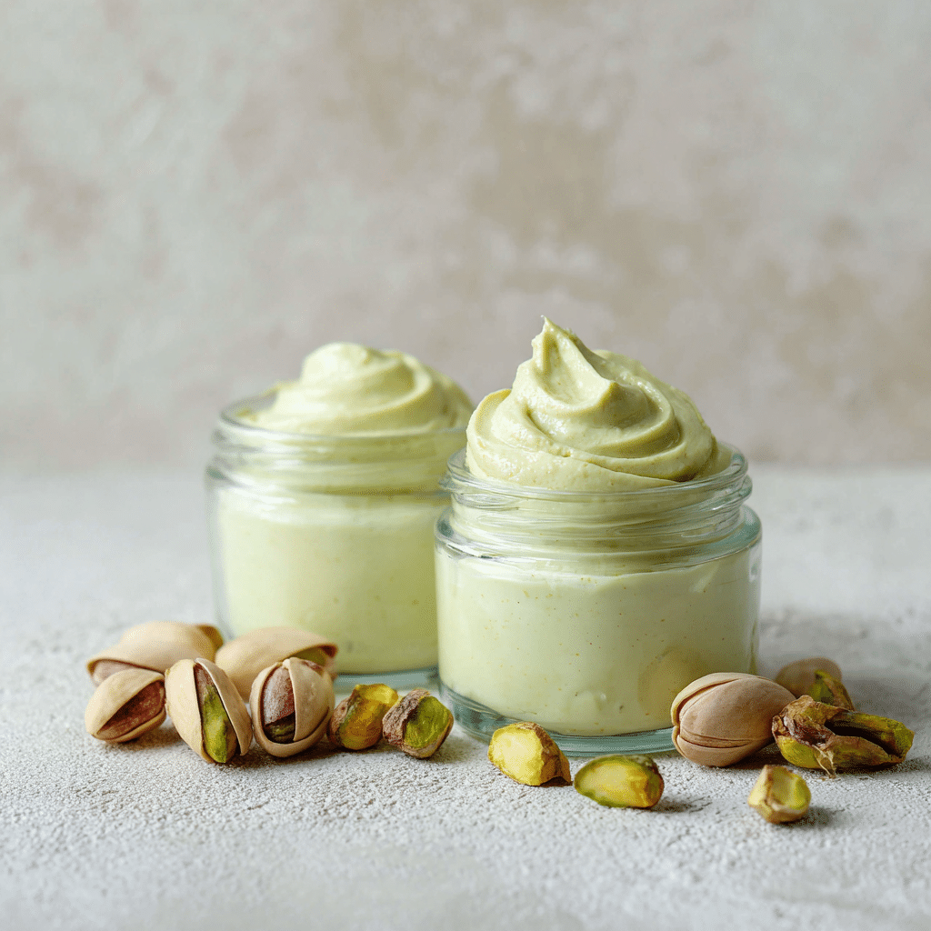 Pistachio Vanilla Cream Jars Recipe