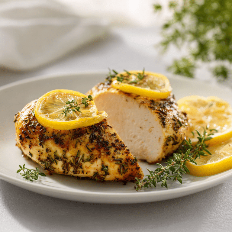Lemon Herb Air Fryer Chicken Recipe