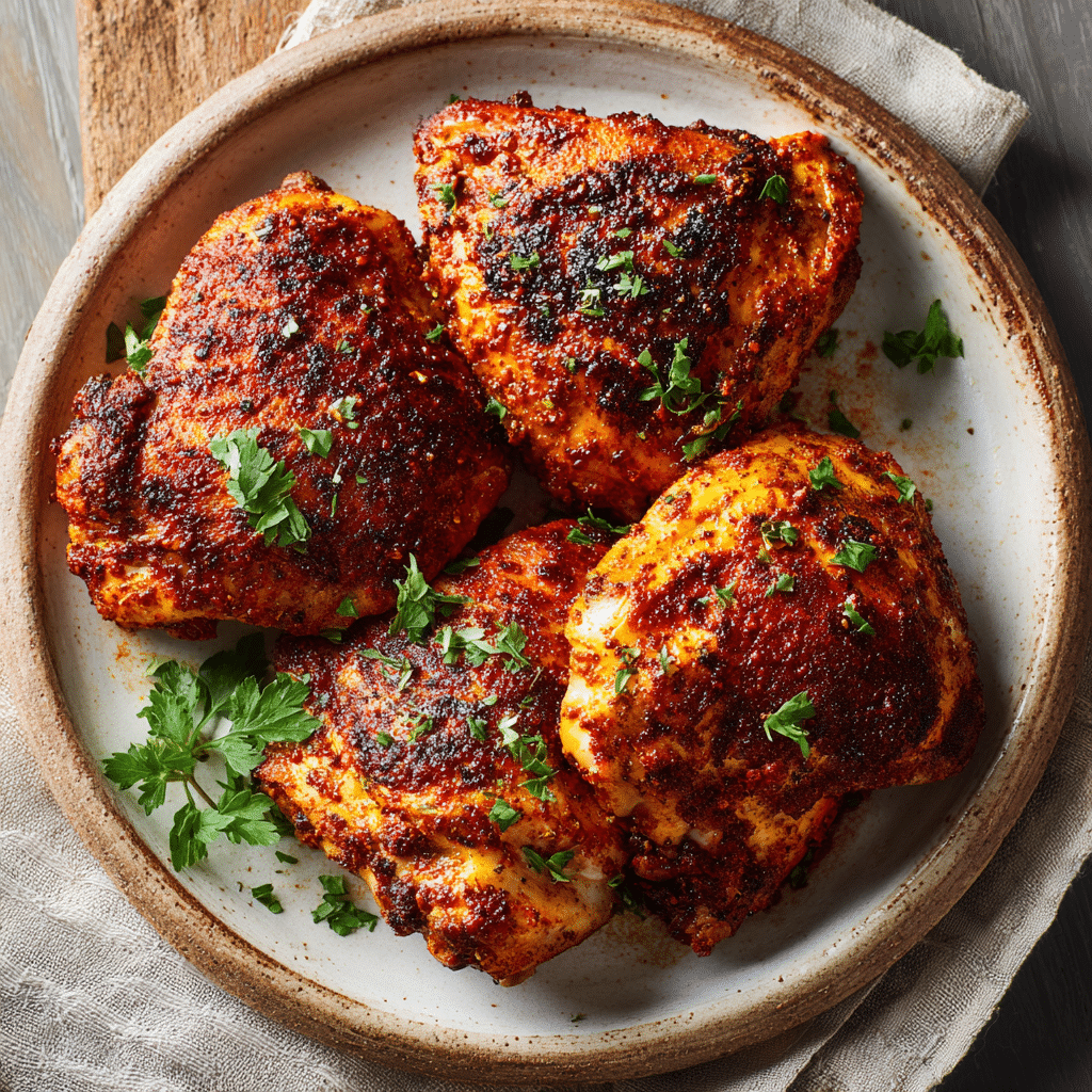 Spicy Paprika Air Fryer Chicken Recipe - Recipe Image
