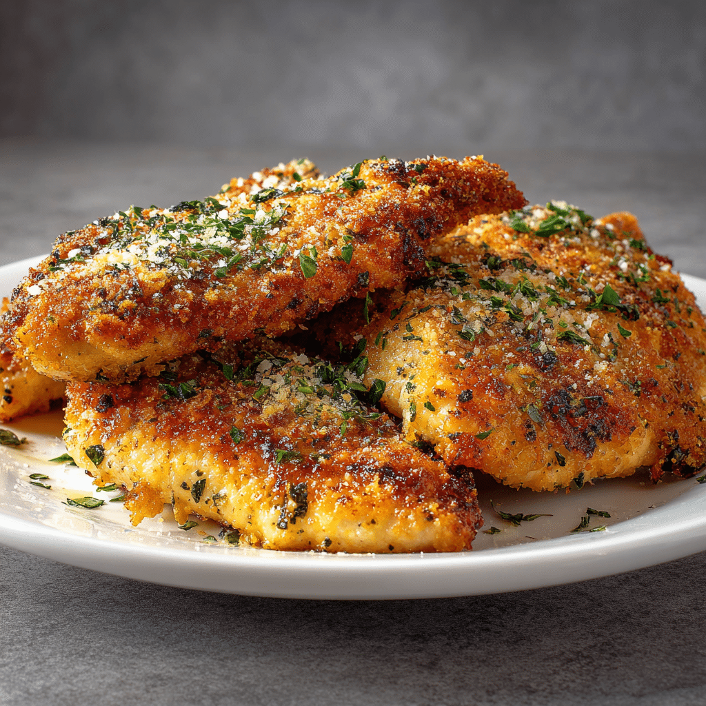 Crispy Air Fryer Garlic Parmesan Chicken Recipe