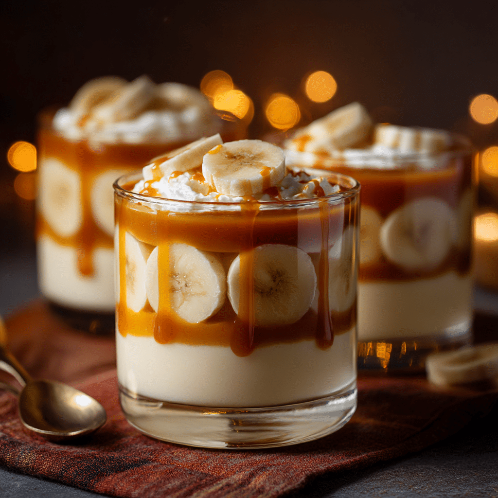 Banana Caramel Pudding Cups Recipe - Recipe Image
