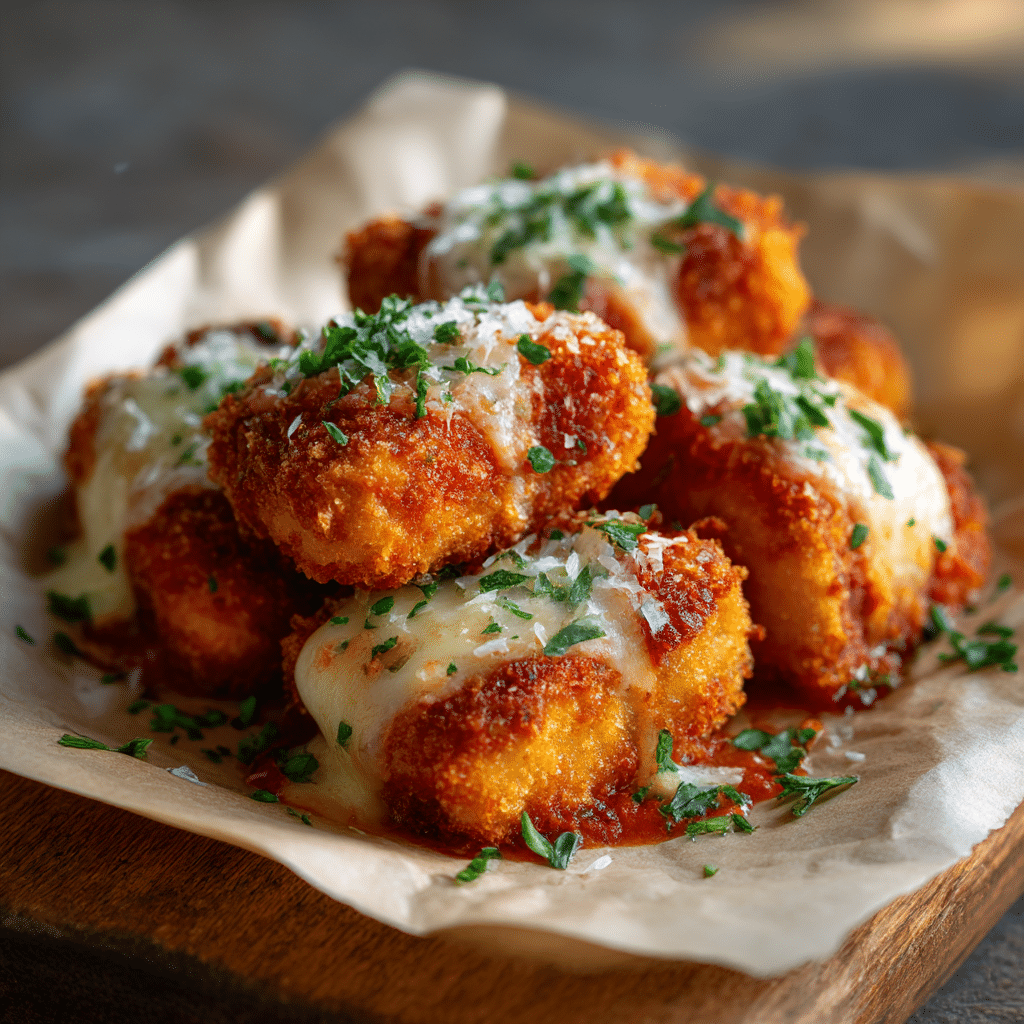 Crispy Chicken Parmesan Bites Recipe - Recipe Image