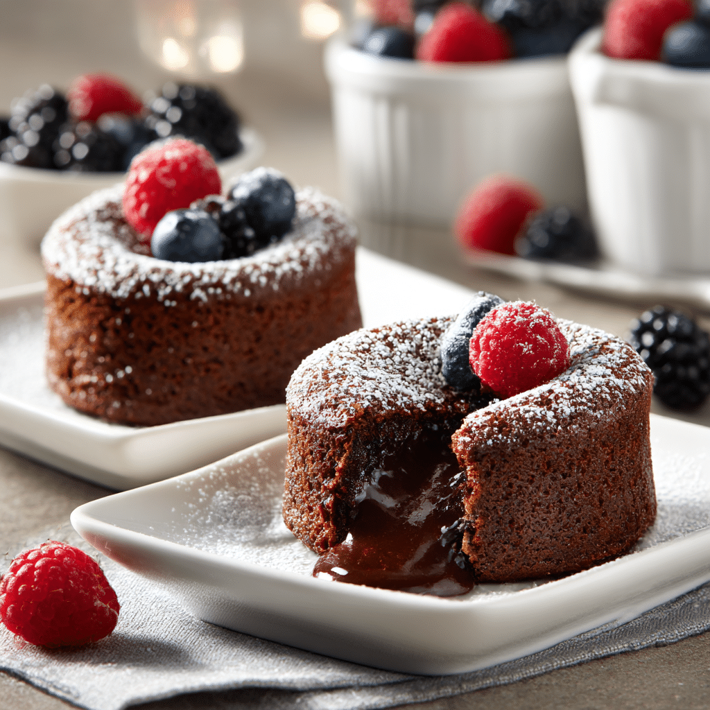 Chocolate Lava Cakes Recipe - Recipe Image