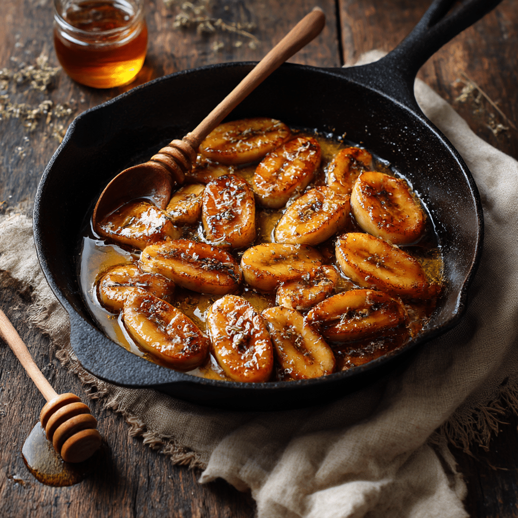 Honey Butter Banana Skillet Recipe - Recipe Image