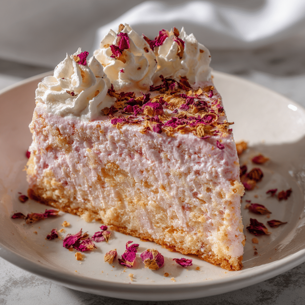 Rose Milk Cake Recipe - Recipe Image