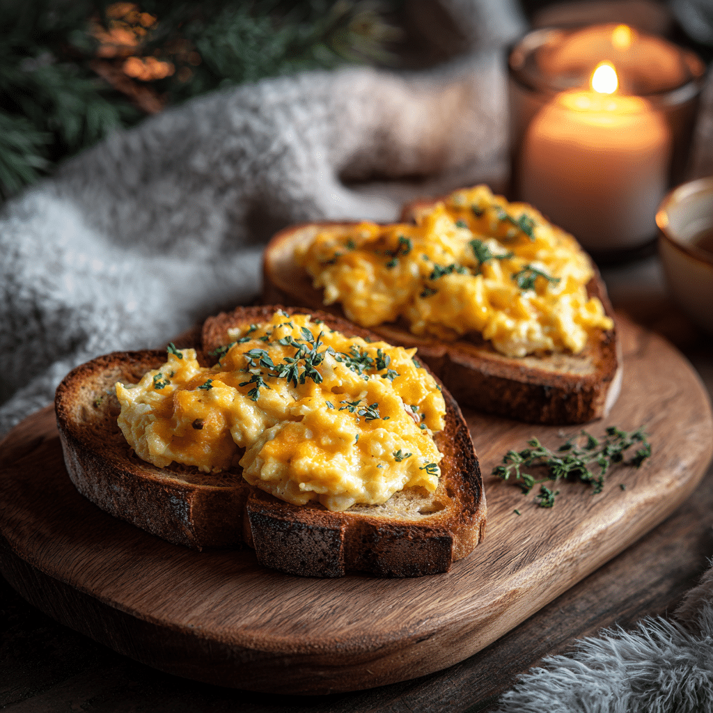 Heart-Shaped Egg & Cheese Toast Recipe - Recipe Image