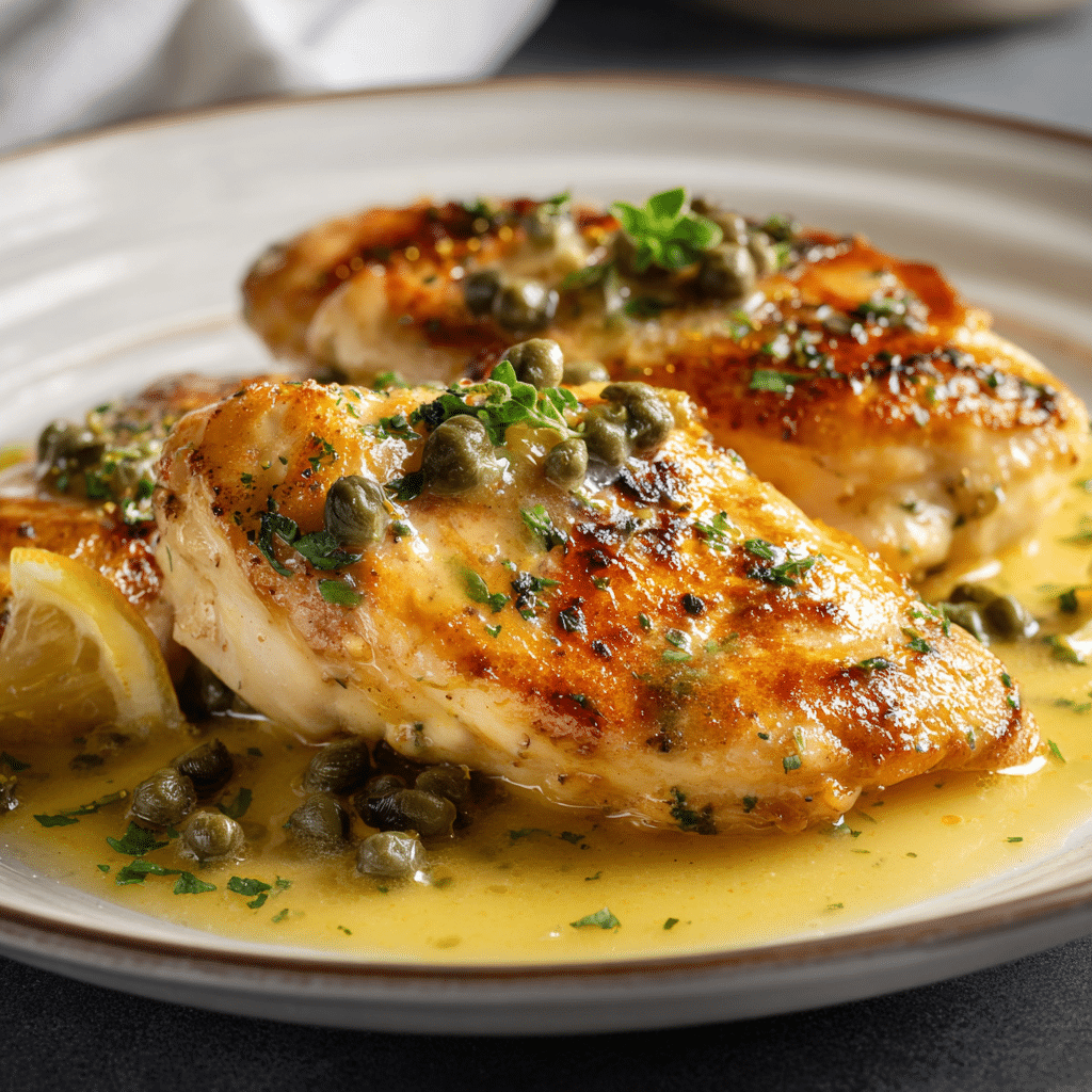 Luxury Lemon Butter Chicken with Capers Recipe