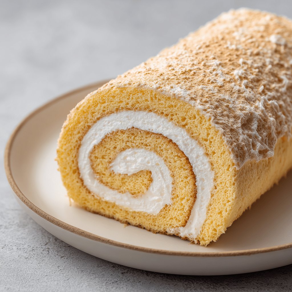Japanese Cake Roll Recipe - Recipe Image