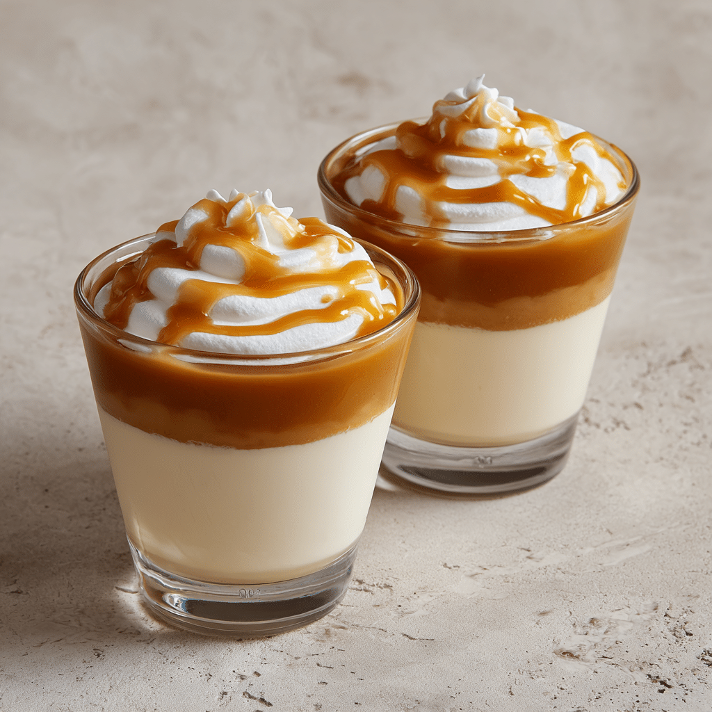 Vanilla Caramel Glass Desserts Recipe
