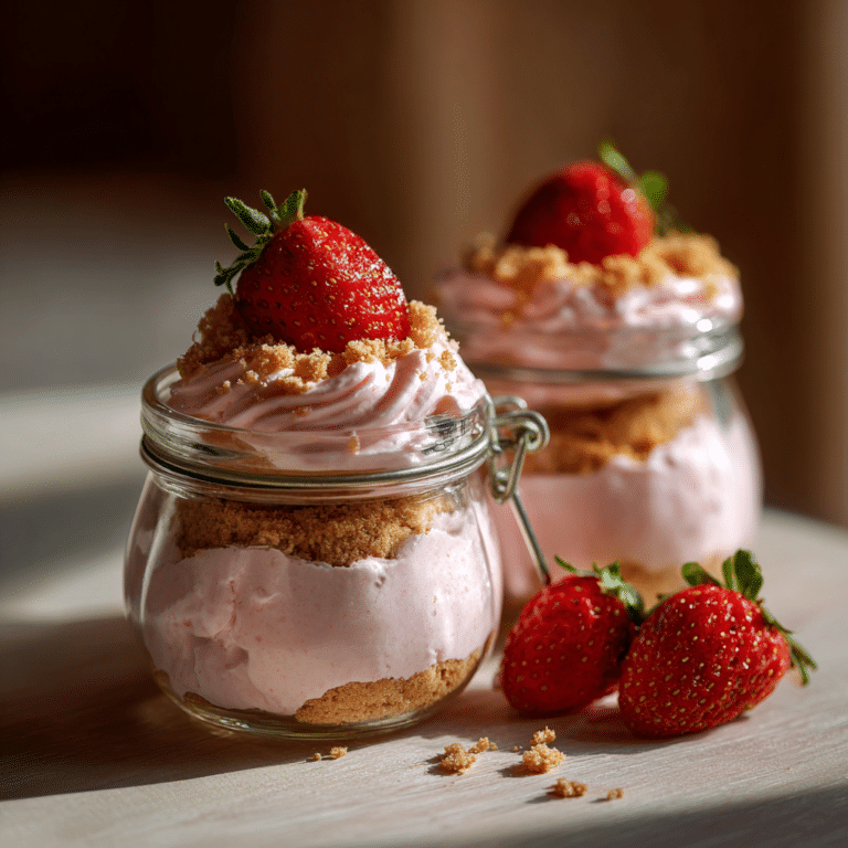 Strawberry Cream Biscuit Pots Recipe
