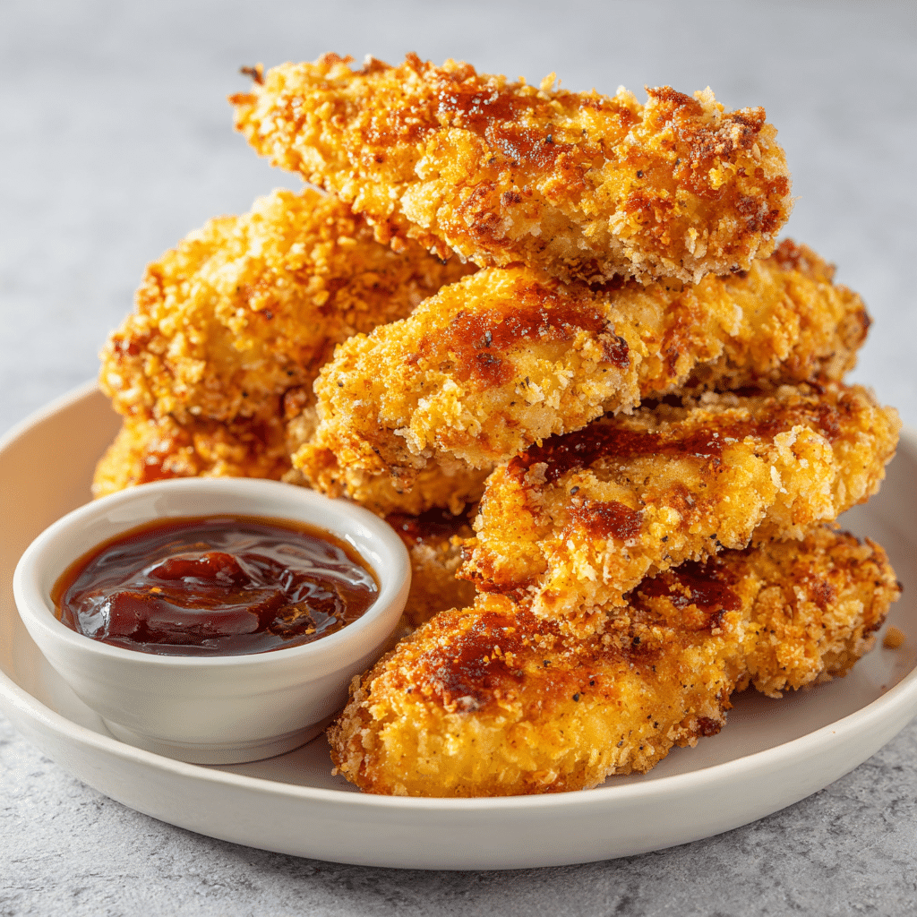 Crispy Air Fryer Chicken Tenders Recipe - Recipe Image