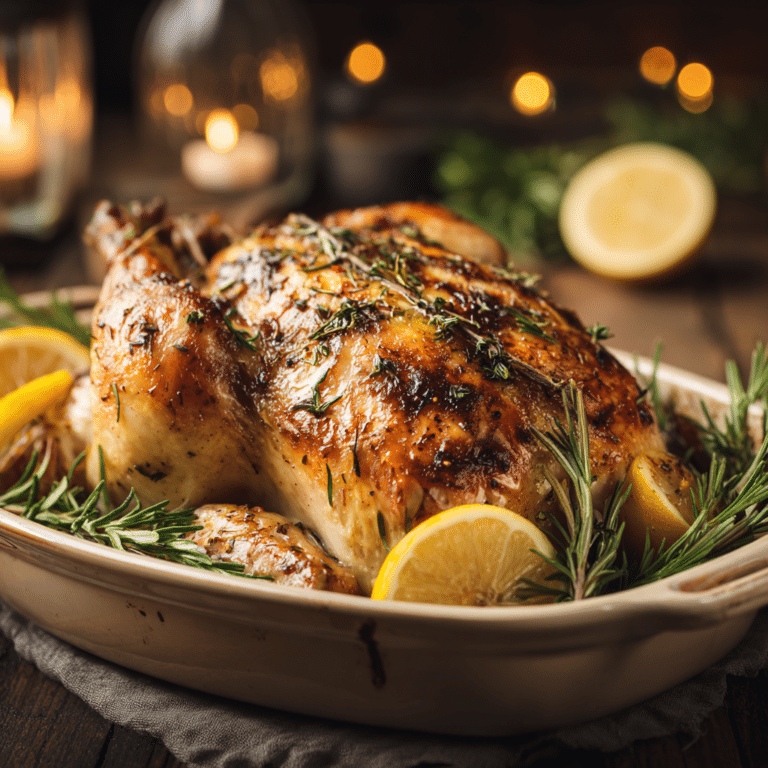 Lemon Herb Roasted Chicken Recipe