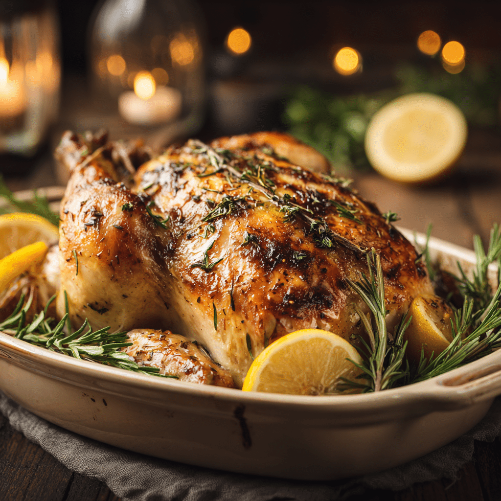 Lemon Herb Roasted Chicken Recipe