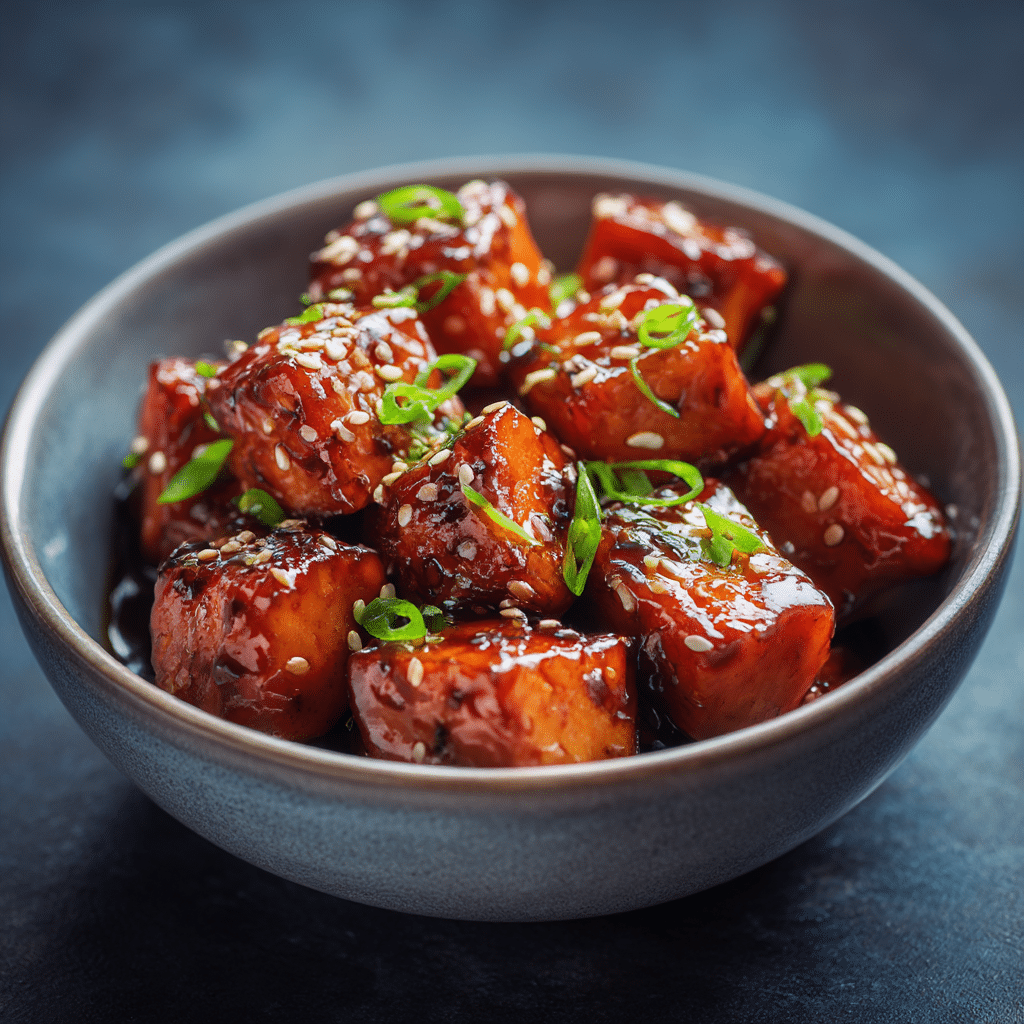 Honey Soy Salmon Bites Recipe - Recipe Image