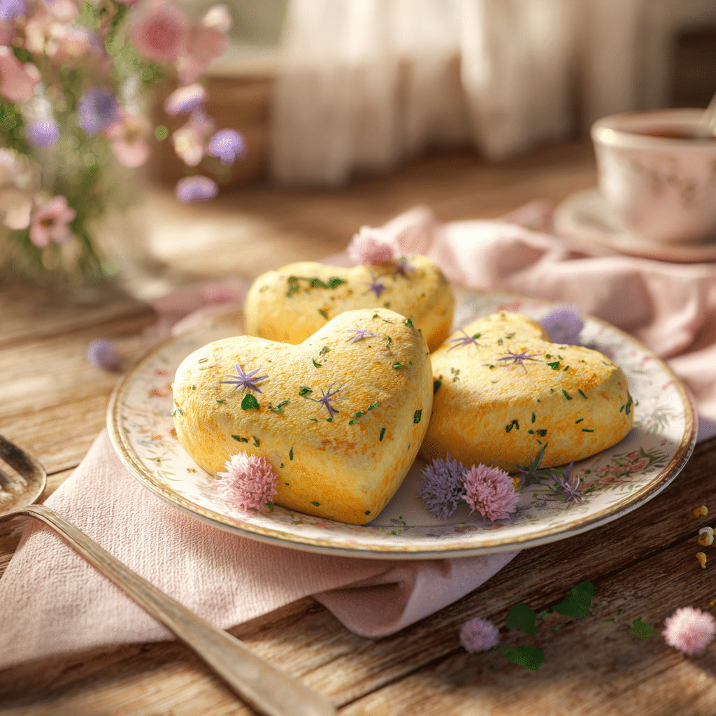 Mini Heart Omelettes: Romantic Breakfast in Minutes Recipe - Recipe Image