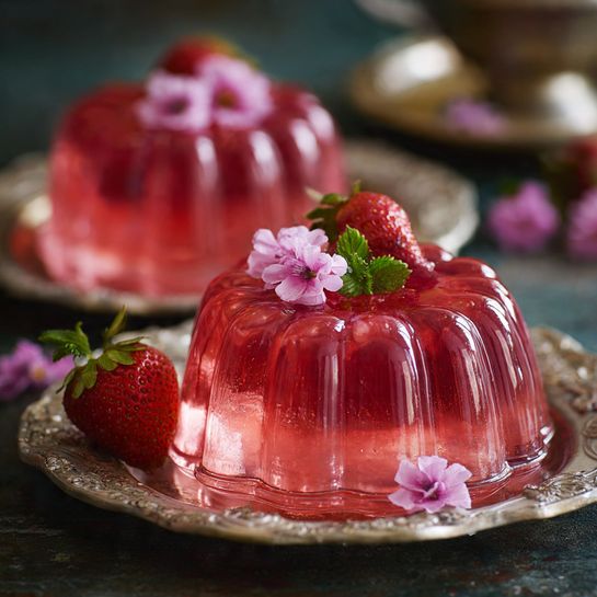 Old-Fashioned Pink Jelly Cakes Recipe - Recipe Image