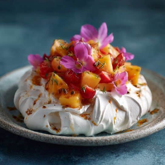 Tropical Fruit Pavlova: Crisp Cloud Dessert Recipe - Recipe Image