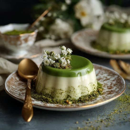 Matcha Latte Panna Cotta: Green Creamy Elegance Recipe