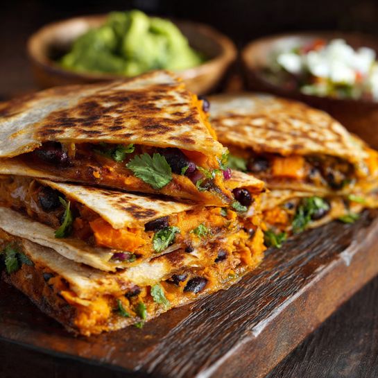 Sweet Potato Black Bean Quesadilla: Vegetarian Street-Food Style