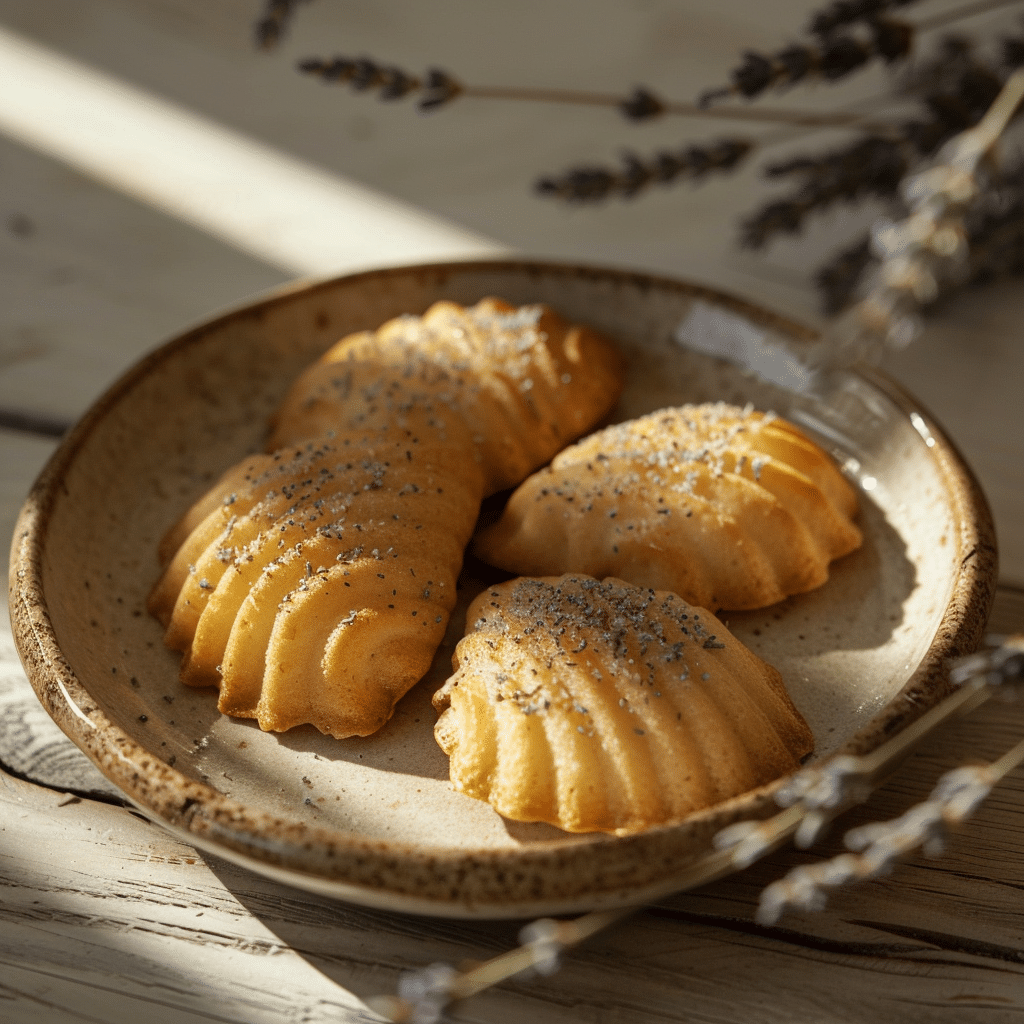 Strawberry Rose Madeleines Recipe