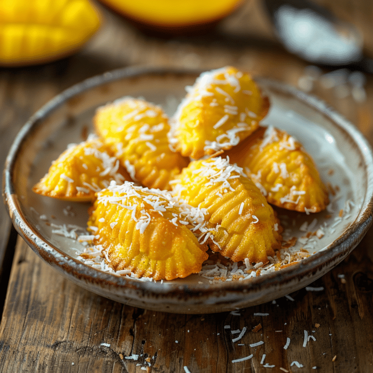 Mango Coconut Madeleines Recipe