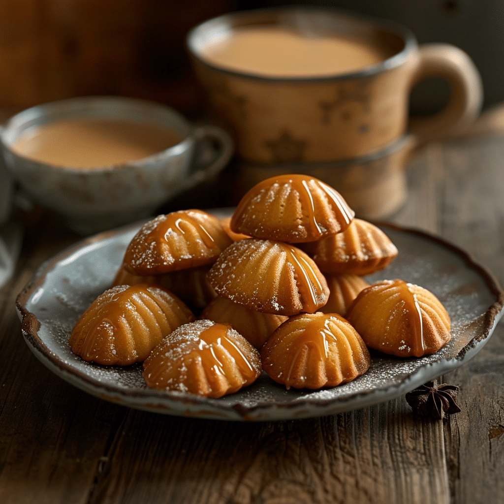 Caramel Latte Madeleines Recipe